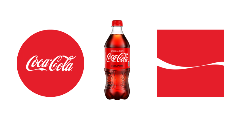 可口可樂的品牌標誌、品牌色彩與品牌輔助圖形