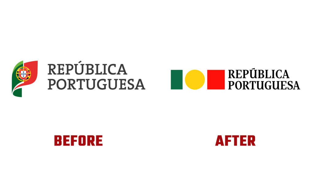 Government of Portugal Logo | 葡萄牙政府的極簡新LOGO用不到一年就被下架，政府到底做錯了什麼？
